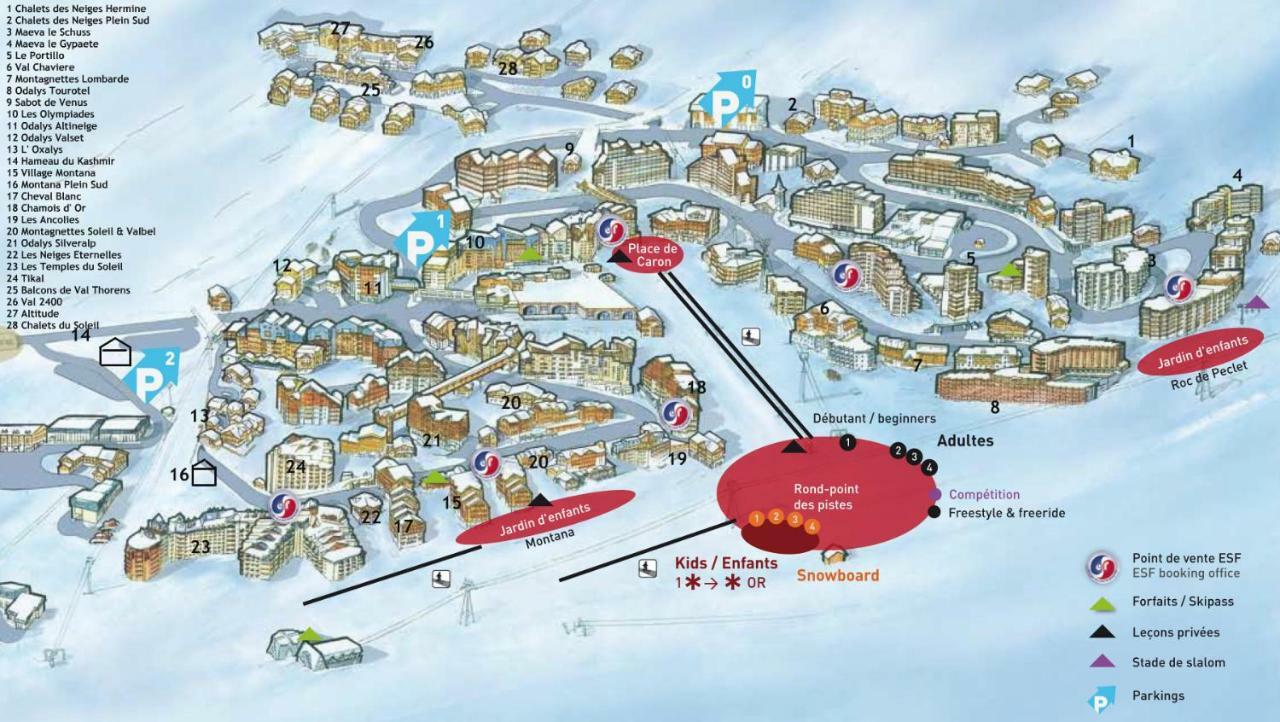 Apartamento Chez Carole Et Arnaud Val Thorens Exterior foto